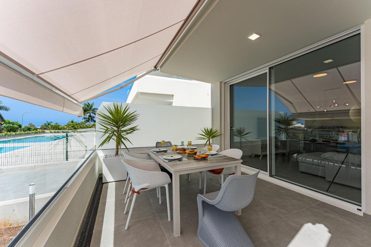 Modern New Apartment Las Terrazas De Costa Adeje. Heated Pool, Big Terrace And Private Parking Exterior foto