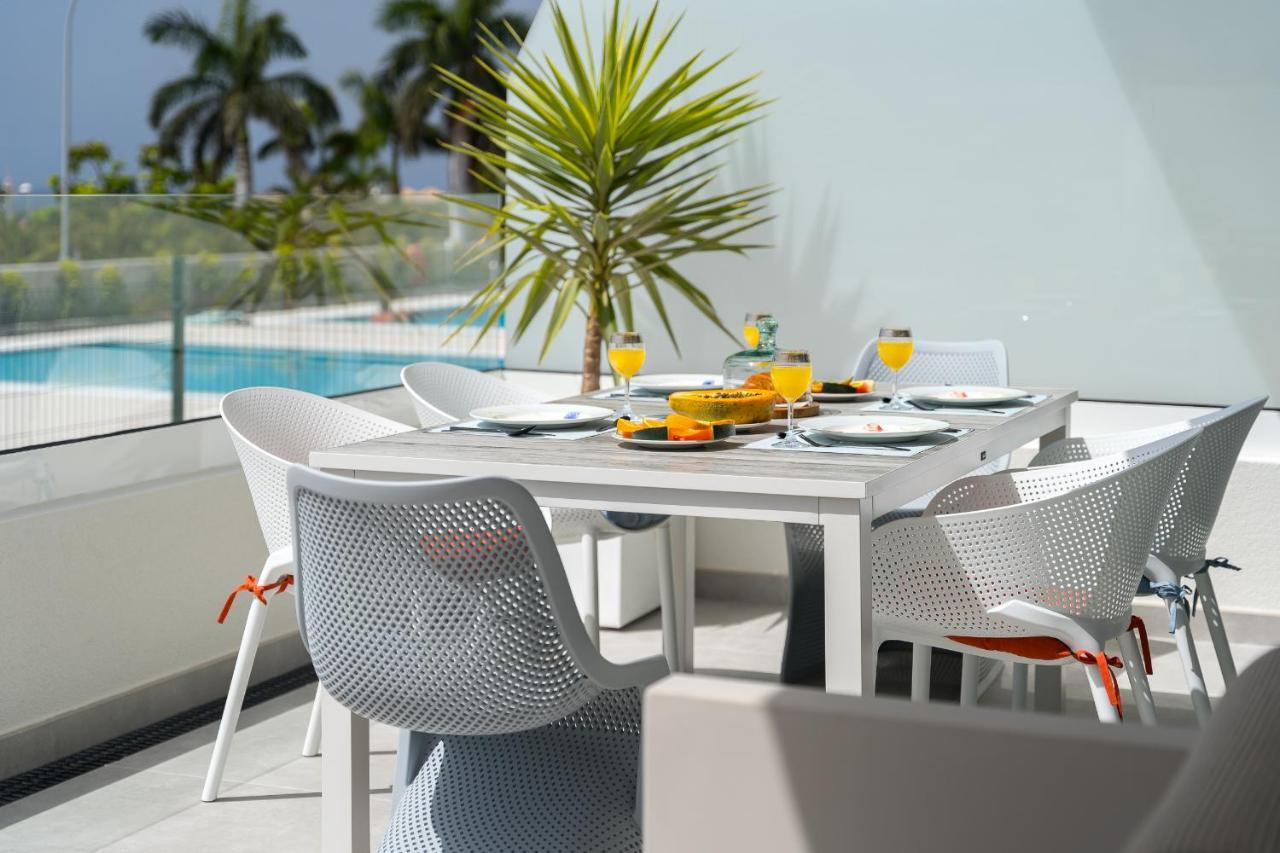 Modern New Apartment Las Terrazas De Costa Adeje. Heated Pool, Big Terrace And Private Parking Exterior foto