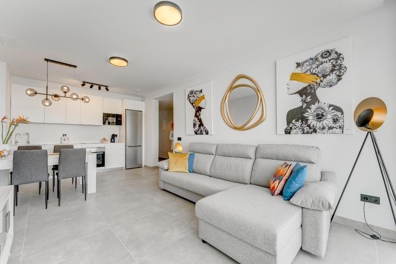 Modern New Apartment Las Terrazas De Costa Adeje. Heated Pool, Big Terrace And Private Parking Exterior foto